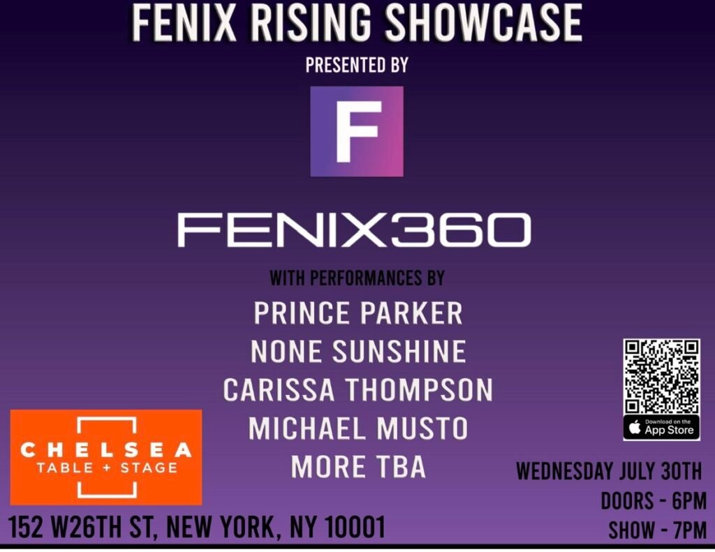 Guitar Prodigy Prince Parker to Headline FENIX360 Showcase at Chelsea Table + Stage on July 30